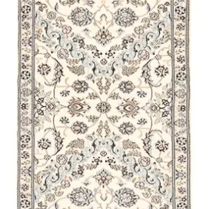 Løper Persisk teppe - Nain - Royal - 330 x 90 cm - hvit