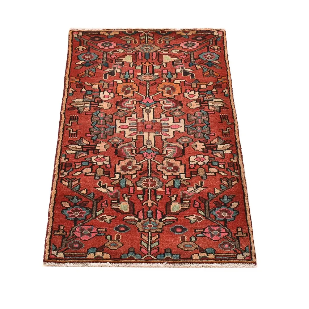 Løper Persisk teppe - Nomadisk - 115 x 55 cm - lys rød