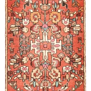 Løper Persisk teppe - Nomadisk - 115 x 55 cm - lys rød