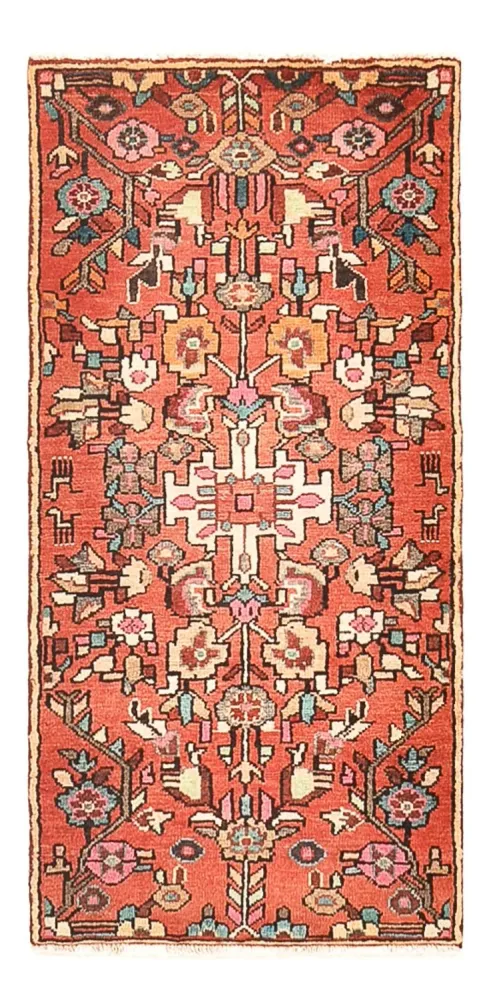 Løper Persisk teppe - Nomadisk - 115 x 55 cm - lys rød