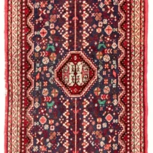 Løper Persisk teppe - Nomadisk - 152 x 64 cm - rød