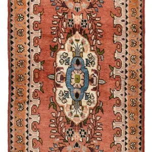 Løper Persisk teppe - Nomadisk - 160 x 73 cm - rød
