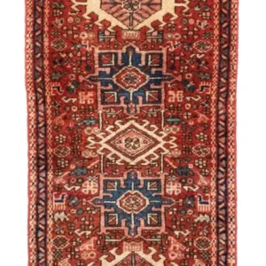 Løper Persisk teppe - Nomadisk - 170 x 60 cm - lys rød
