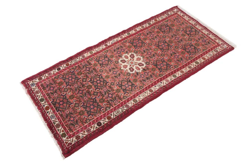 Løper Persisk teppe - Nomadisk - 175 x 78 cm - rød