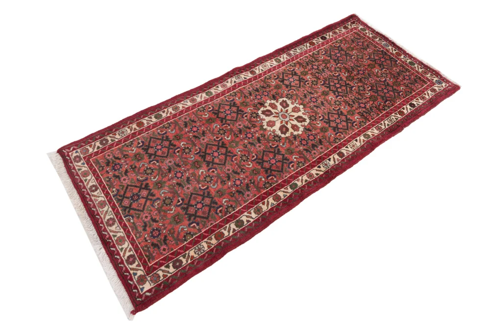 Løper Persisk teppe - Nomadisk - 175 x 78 cm - rød