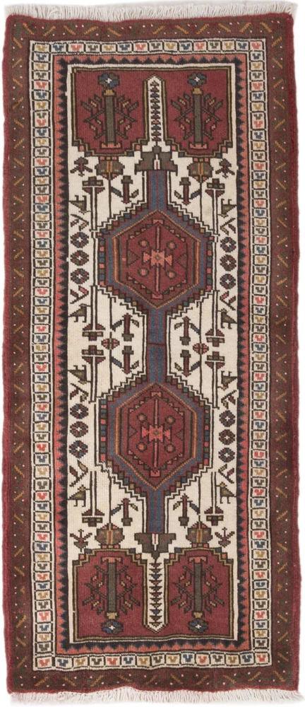 Løper Persisk teppe - Nomadisk - 180 x 88 cm - flerfarget