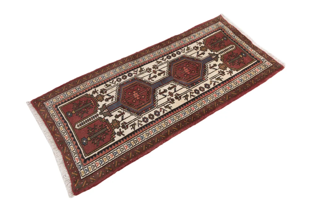 Løper Persisk teppe - Nomadisk - 180 x 88 cm - flerfarget