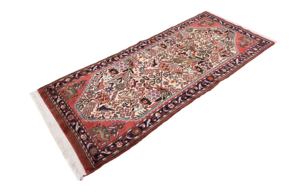 Løper Persisk teppe - Nomadisk - 180 x 77 cm - flerfarget