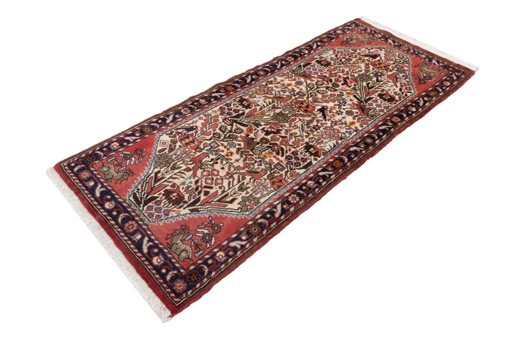 Løper Persisk teppe - Nomadisk - 180 x 77 cm - flerfarget