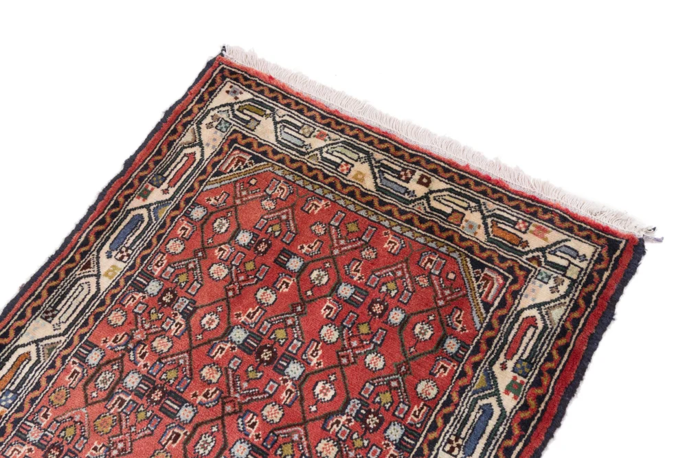 Løper Persisk teppe - Nomadisk - 180 x 77 cm - lys rød
