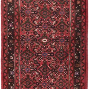 Løper Persisk teppe - Nomadisk - 180 x 82 cm - mørk rød