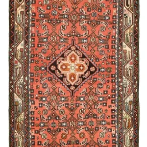 Løper Persisk teppe - Nomadisk - 182 x 79 cm - lys rød