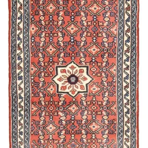 Løper Persisk teppe - Nomadisk - 183 x 67 cm - lys rød