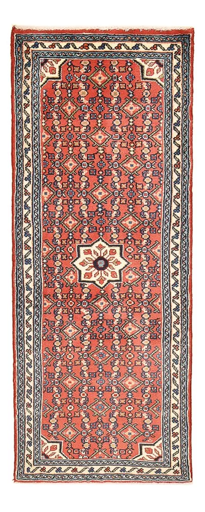 Løper Persisk teppe - Nomadisk - 183 x 67 cm - lys rød