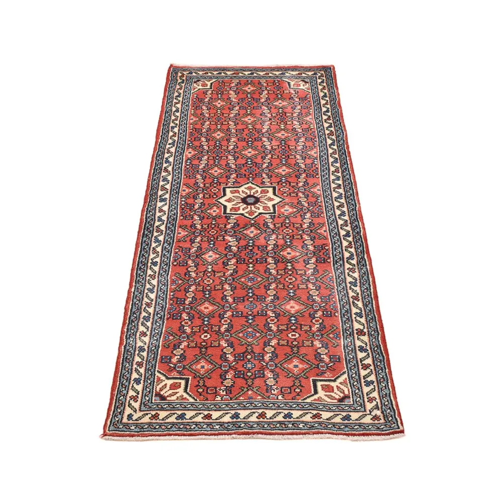 Løper Persisk teppe - Nomadisk - 183 x 67 cm - lys rød