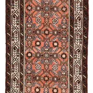 Løper Persisk teppe - Nomadisk - 185 x 67 cm - lys rød