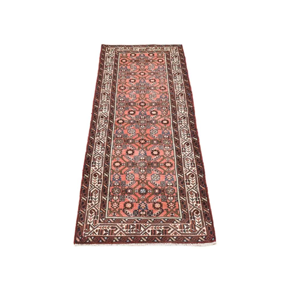 Løper Persisk teppe - Nomadisk - 185 x 67 cm - lys rød