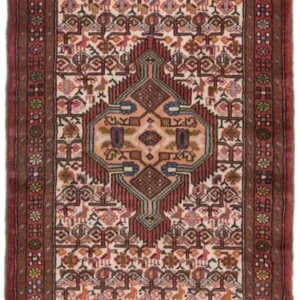 Løper Persisk teppe - Nomadisk - 185 x 77 cm - lys rød