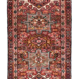 Løper Persisk teppe - Nomadisk - 186 x 68 cm - lys rød
