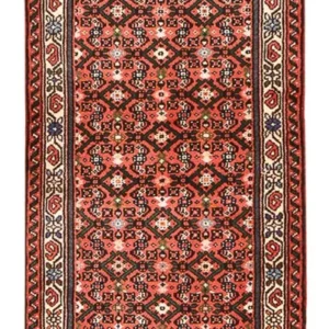 Løper Persisk teppe - Nomadisk - 187 x 70 cm - lys rød