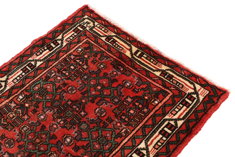 Løper Persisk teppe - Nomadisk - 188 x 75 cm - rød