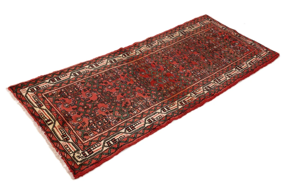 Løper Persisk teppe - Nomadisk - 188 x 75 cm - rød
