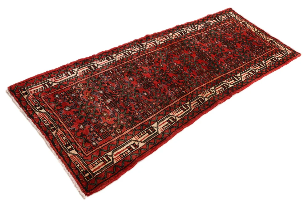 Løper Persisk teppe - Nomadisk - 188 x 75 cm - rød