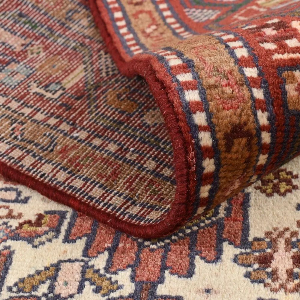 Løper Persisk teppe - Nomadisk - 188 x 80 cm - lys beige