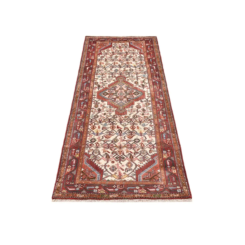 Løper Persisk teppe - Nomadisk - 188 x 80 cm - lys beige