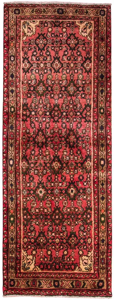 Løper Persisk teppe - Nomadisk - 189 x 70 cm - rød