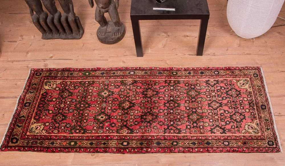 Løper Persisk teppe - Nomadisk - 189 x 70 cm - rød
