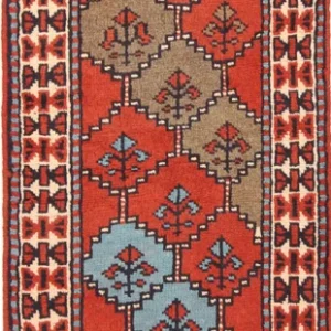 Løper Persisk teppe - Nomadisk - 190 x 60 cm - rød