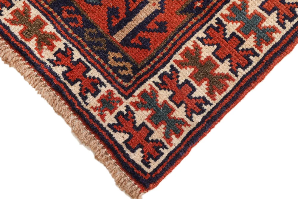 Løper Persisk teppe - Nomadisk - 190 x 65 cm - rød