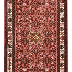 Løper Persisk teppe - Nomadisk - 190 x 67 cm - lys rød