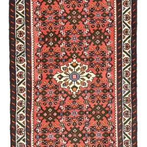 Løper Persisk teppe - Nomadisk - 193 x 69 cm - lys rød