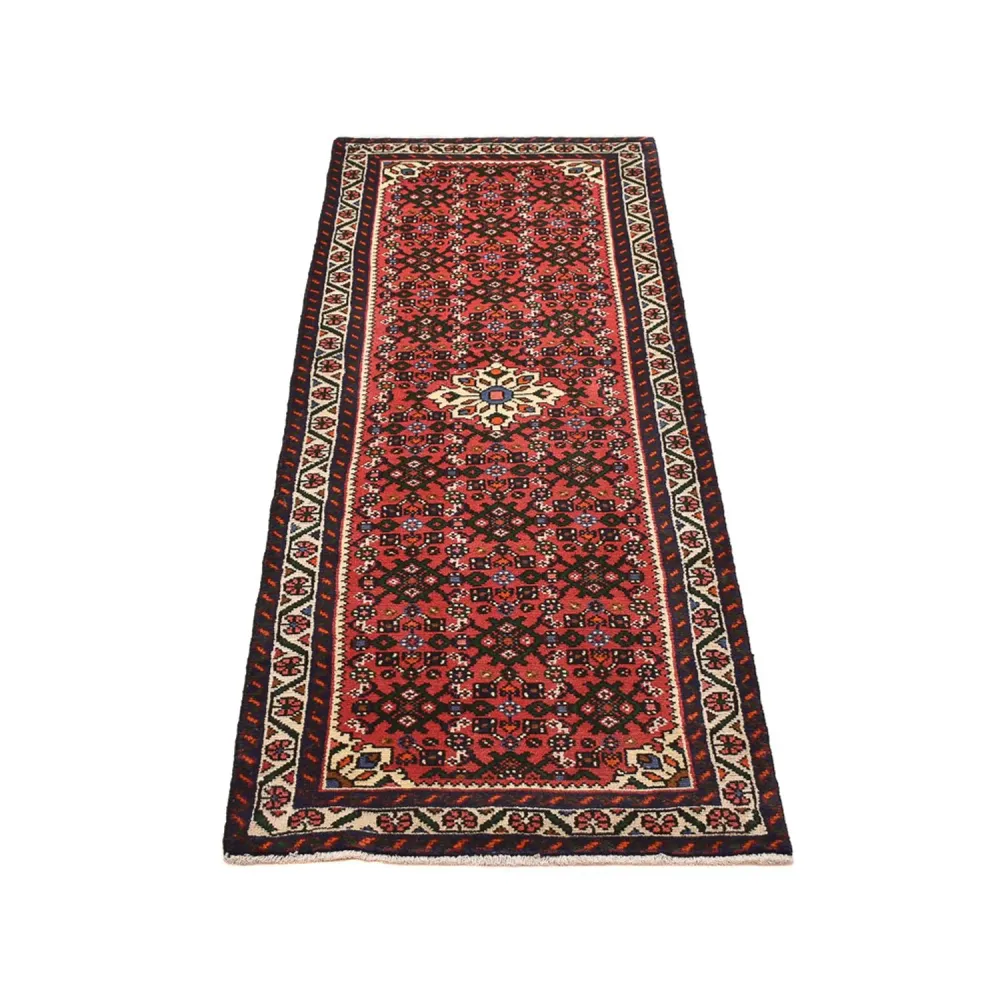 Løper Persisk teppe - Nomadisk - 193 x 69 cm - lys rød