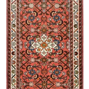 Løper Persisk teppe - Nomadisk - 194 x 75 cm - lys rød