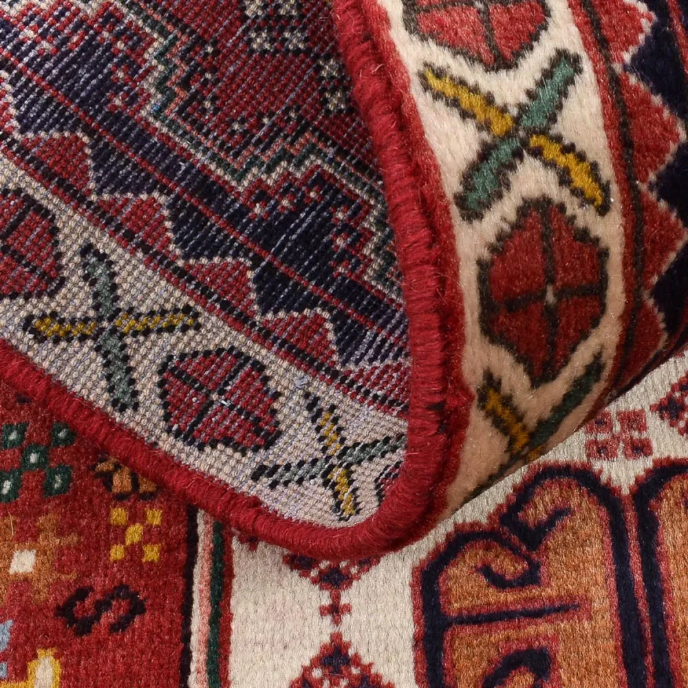 Løper Persisk teppe - Nomadisk - 195 x 72 cm - rød