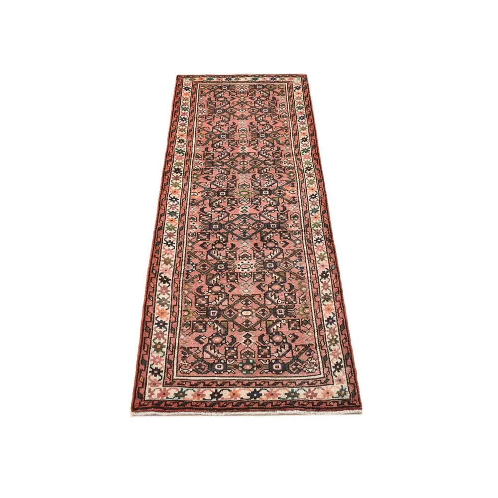 Løper Persisk teppe - Nomadisk - 195 x 70 cm - lys rød