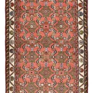 Løper Persisk teppe - Nomadisk - 195 x 74 cm - lys rød