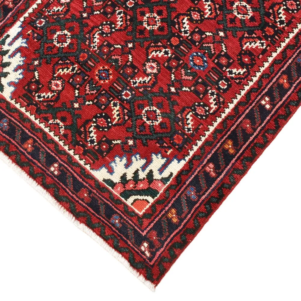 Løper Persisk teppe - Nomadisk - 195 x 64 cm - mørk rød