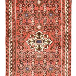 Løper Persisk teppe - Nomadisk - 196 x 63 cm - lys rød
