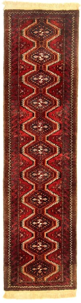 Løper Persisk teppe - Nomadisk - 197 x 52 cm - rød