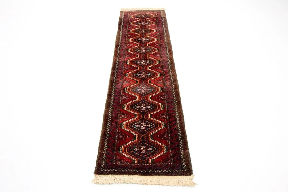 Løper Persisk teppe - Nomadisk - 197 x 52 cm - rød