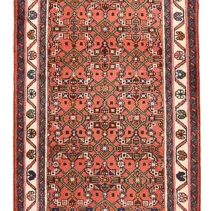 Løper Persisk teppe - Nomadisk - 197 x 71 cm - rød
