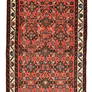 Løper Persisk teppe - Nomadisk - 197 x 72 cm - rød