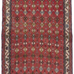 Løper Persisk teppe - Nomadisk - 197 x 78 cm - rød