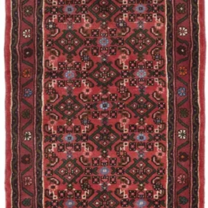 Løper Persisk teppe - Nomadisk - 197 x 70 cm - mørk rød