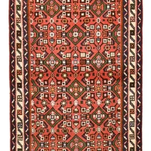 Løper Persisk teppe - Nomadisk - 198 x 67 cm - rød