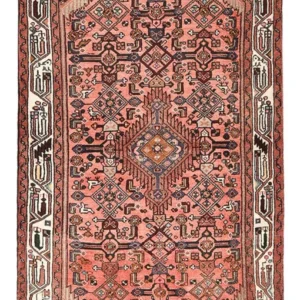 Løper Persisk teppe - Nomadisk - 198 x 96 cm - lys rød